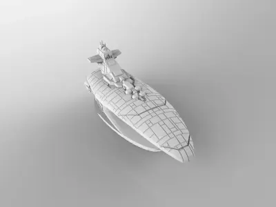 Ancient Interdiction Cruiser 3D print model