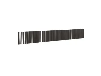 Bar Code v1 001 Low-poly 3D model