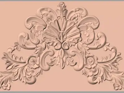 Artcam 3D relief STL models for CNC woodworking E115 3D model