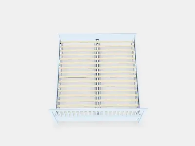 IDANAS Bed frame 24 Low-poly 3D model