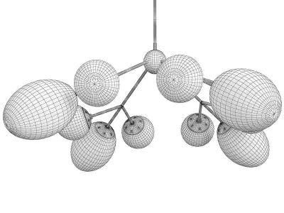 Arteriors Panella Chandelier Low-poly 3D model
