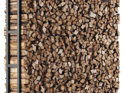 Firewood decor n2 3D model