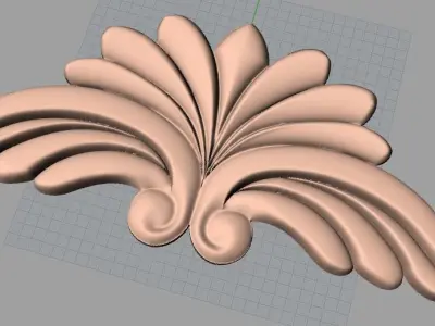Woodworking CNC Router 3D Relief STL models used for artcam E419 3D model