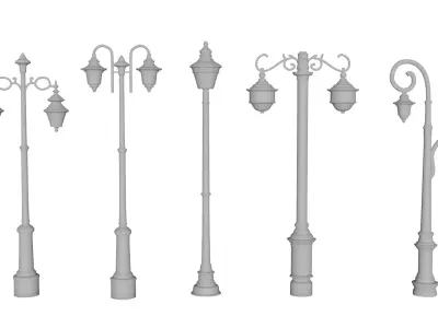 Lamp Post v3 3D print model