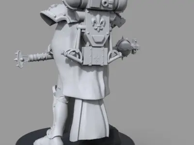 Battle sister huge mass 3D print model