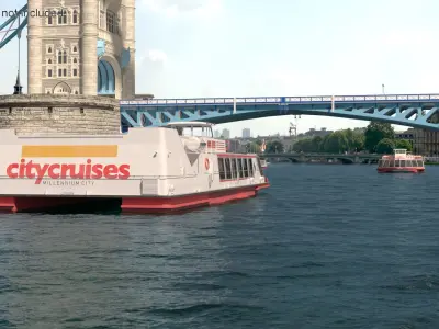  River Sightseeing Boat near Tower Bridge 