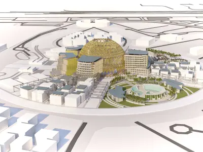 3D Expo 2021 Dubai UAE 3D model