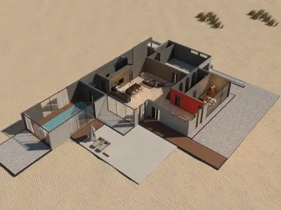Hawkes Bay Villa 3D model