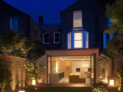 Kitchen extension - London Architecture Design Full scene 3D model