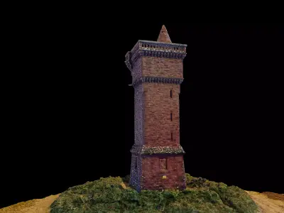 Airlie Monument Scotland 3D model