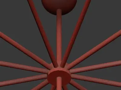 Cleo Large Chandelier 3D model