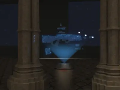 Hologram v2 3D model