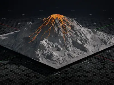 Volcano Version 1 3D model