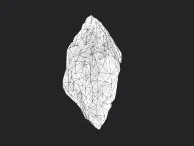Rock 3-6 Low-poly 3D model