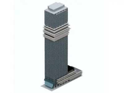 MARINA CENTRAL TOWER or THE SUN TOWER  SAI GON 3D model