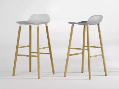 Form Barstool 3D model