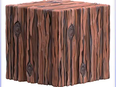 Stylized Wood Seamless Texture Texture 12