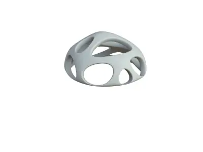 SciFi Cube Object No 53115 Low Poly Shape Low-poly 3D model