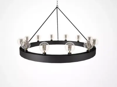 Industrial Lamp 3D model