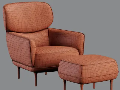 Leolux Lxr07 Armchair 3D model