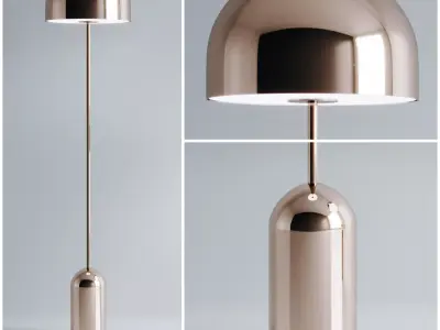 Bell Floor Light 3D model