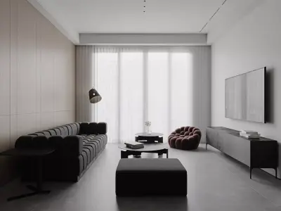 apartment interior scenes       3D model 9