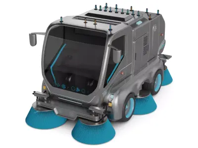 Street Sweeper 3D model