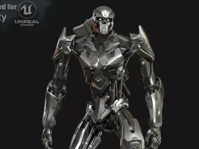 CyberKiller2 Low-poly 3D model