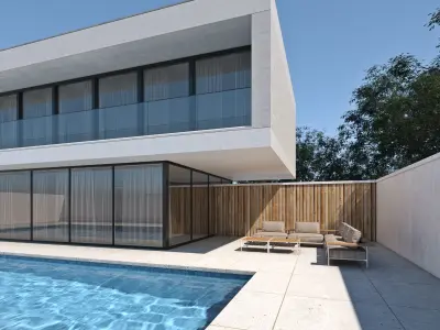 Exterior House Scene 2 3D model