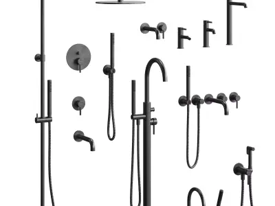 Whitecross Y faucet set 3D model