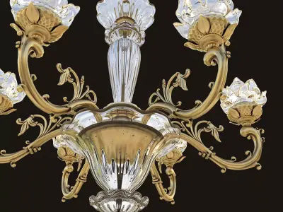 Classic Chandelier 3D model