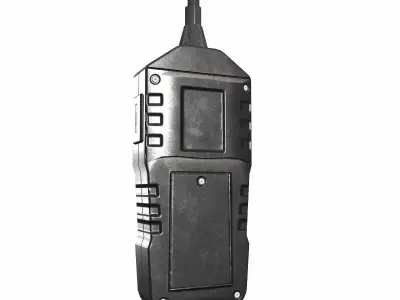 Gas Detector  Low Poly Low-poly 3D model