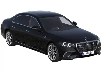 2027 Mercedes-Benz S 680 GUARD 4MATIC W223 3D model