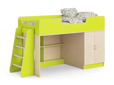 Legenda K02 and LP12 childrens modular bed 3D model