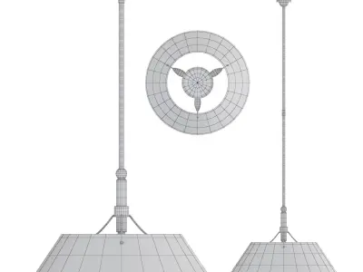 VISUAL COMFORT Turlington Large Pendant 3D model