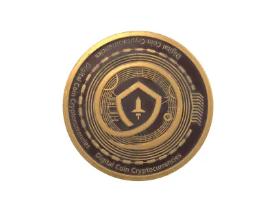 SafeMoon Coin v2 002 Low-poly 3D model