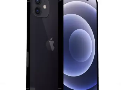 Apple iPhone 12 Black 3D model