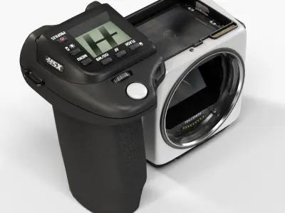 Hasselblad H5X Body DSLR camera Low-poly 3D model