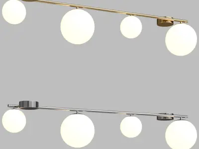 Lamp Cristallo Uvol Low-poly 3D model