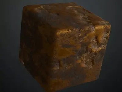 Extreme Var Metal Damaged PBR Seamless Texture