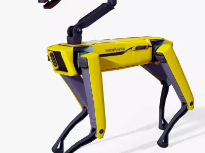 Boston Dynamics Spot Robot PBR Low-poly 3D model