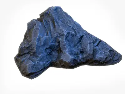 Cave Entrance Skull Low-poly 3D model