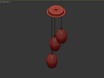 ESCORIHUEL Suspension lamp 3D model