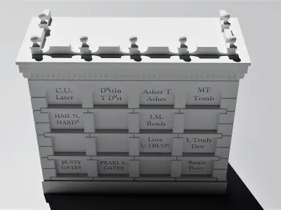 Haunted Mansion Exit Crypt 1 - Magic Kingdom 3D print model