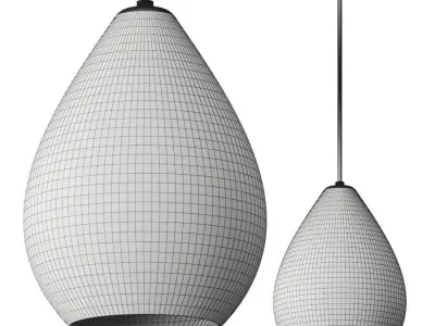 Arteriors Nala Pendant Lamp 3D model