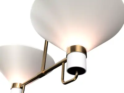 LAURISTON 2-LIGHT UP-PENDANT 3D model