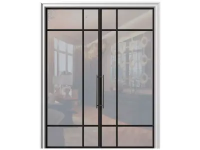 Interior Modern Doors in Art Deco style 3D model