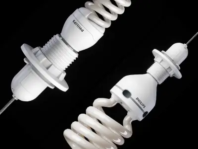 Compact Fluorescent Bulb 3D model