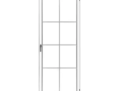 White Window 09 3D model