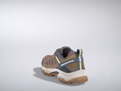 Earthy Trail Running Shoe Low-poly 3D model